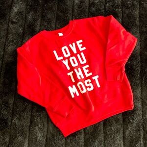 Rabbit Skins Pink Fleece Sweatshirt